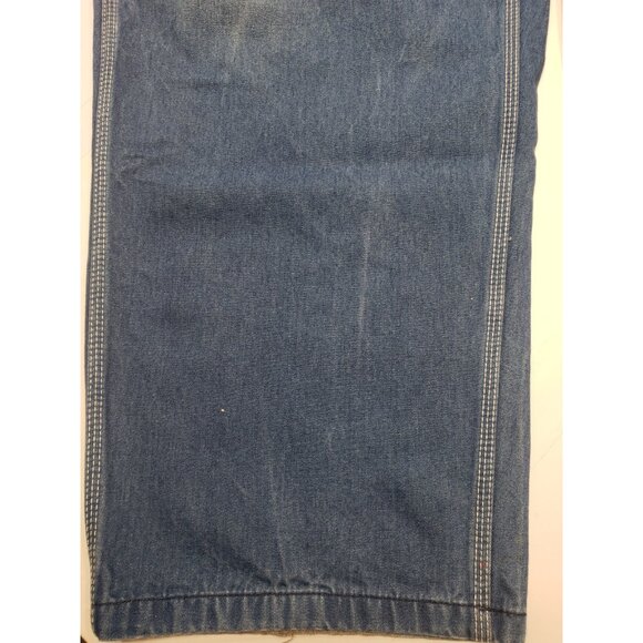 Liberty Men's Denim Blue Bib Overalls 100% Cotton Original Fit Size 50x30 - Picture 8 of 16